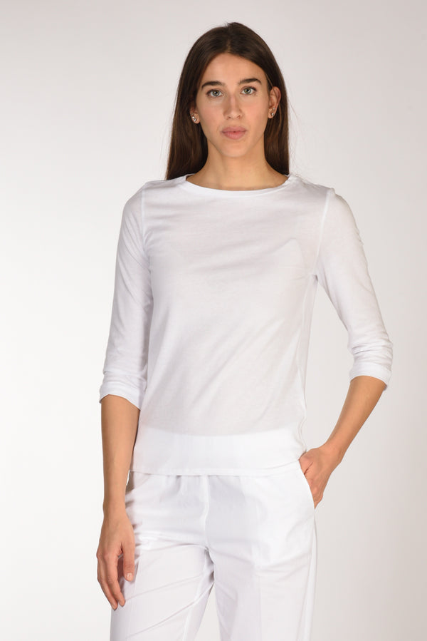 Majestic Filatures Paris Tshirt Bianco Donna