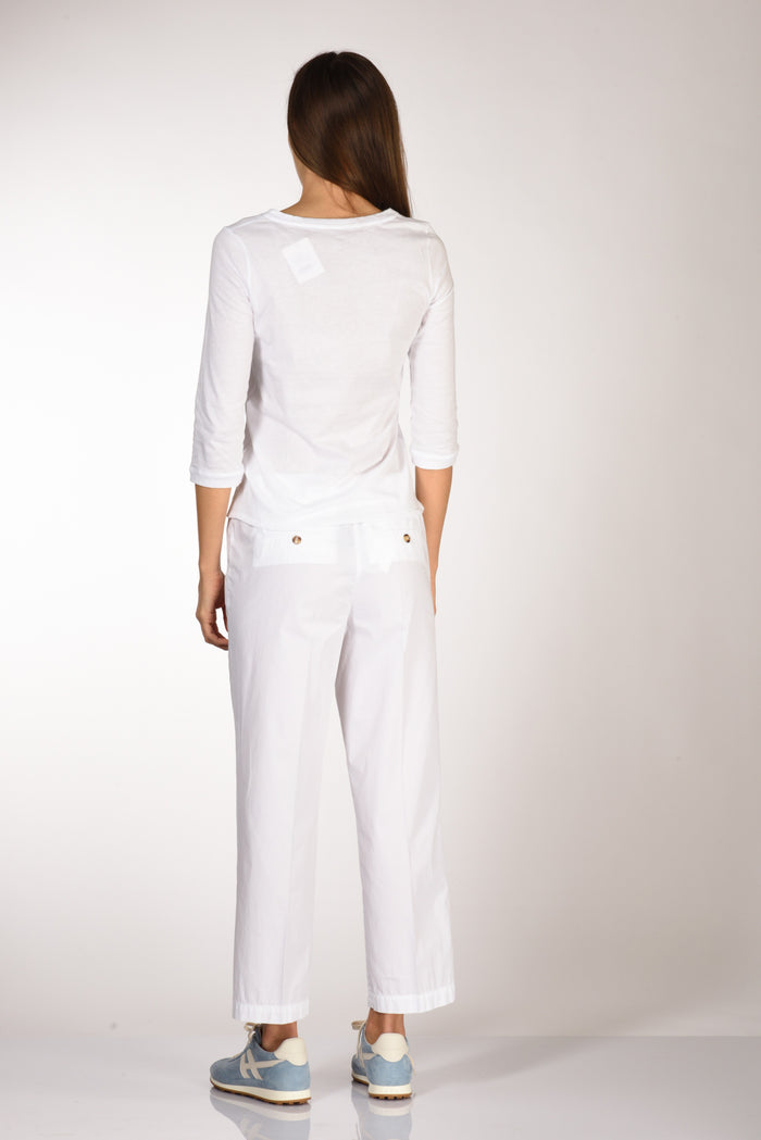 Majestic Filatures Paris Tshirt Bianco Donna - 5