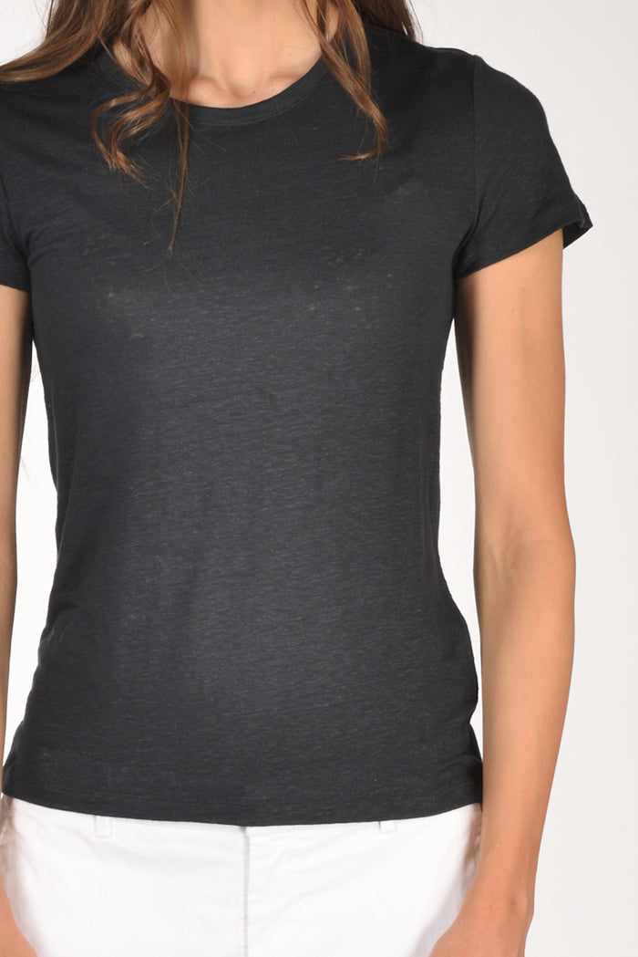 Majestic Filatures Paris Tshirt Mm Blu Navy Donna - 3