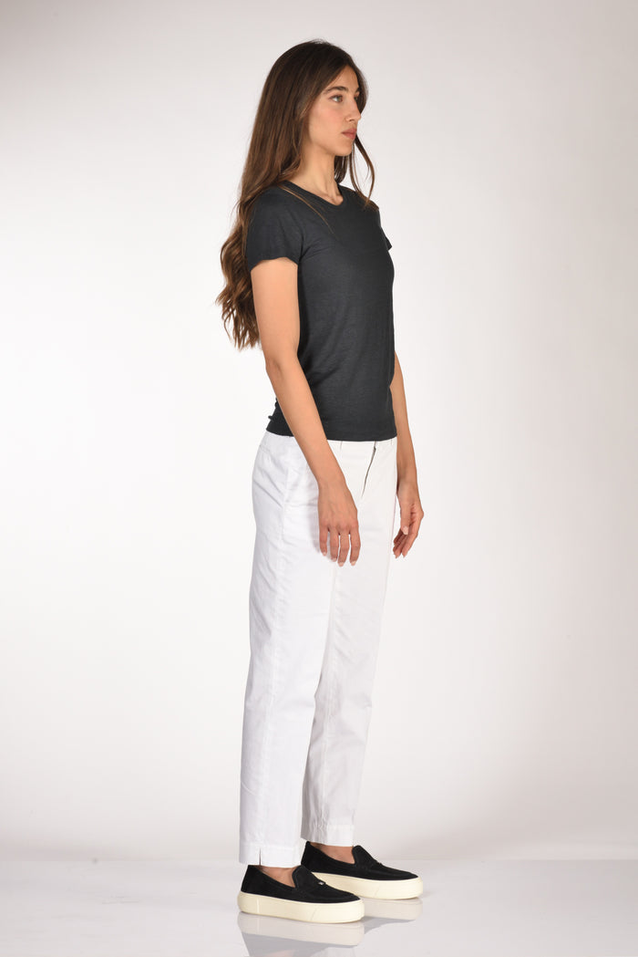 Majestic Filatures Paris Tshirt Mm Blu Navy Donna - 4