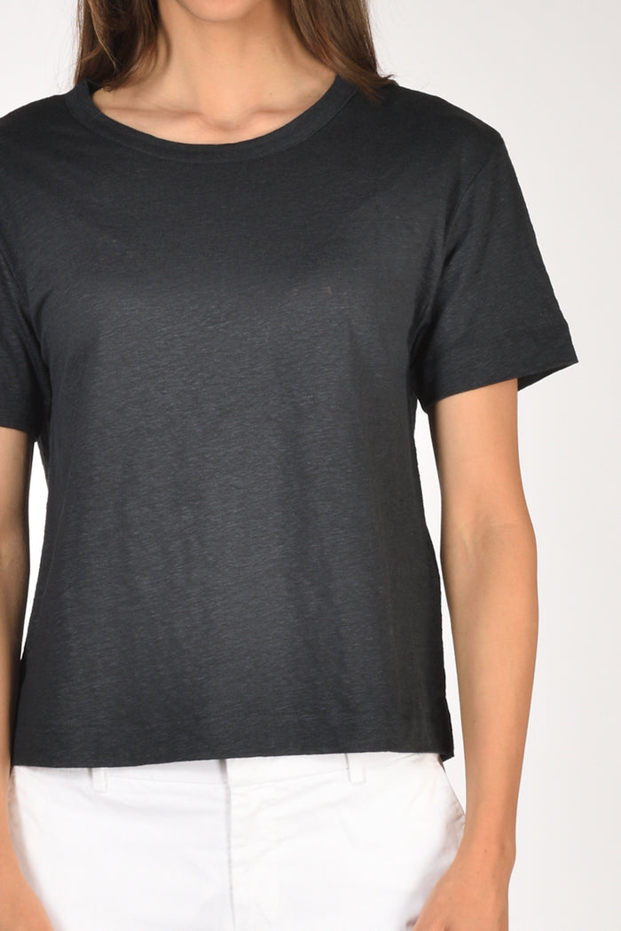 Majestic Filatures Paris Tshirt Blu Navy Donna - 3