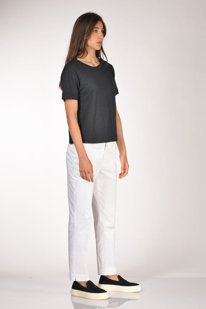 Majestic Filatures Paris Tshirt Blu Navy Donna - 4