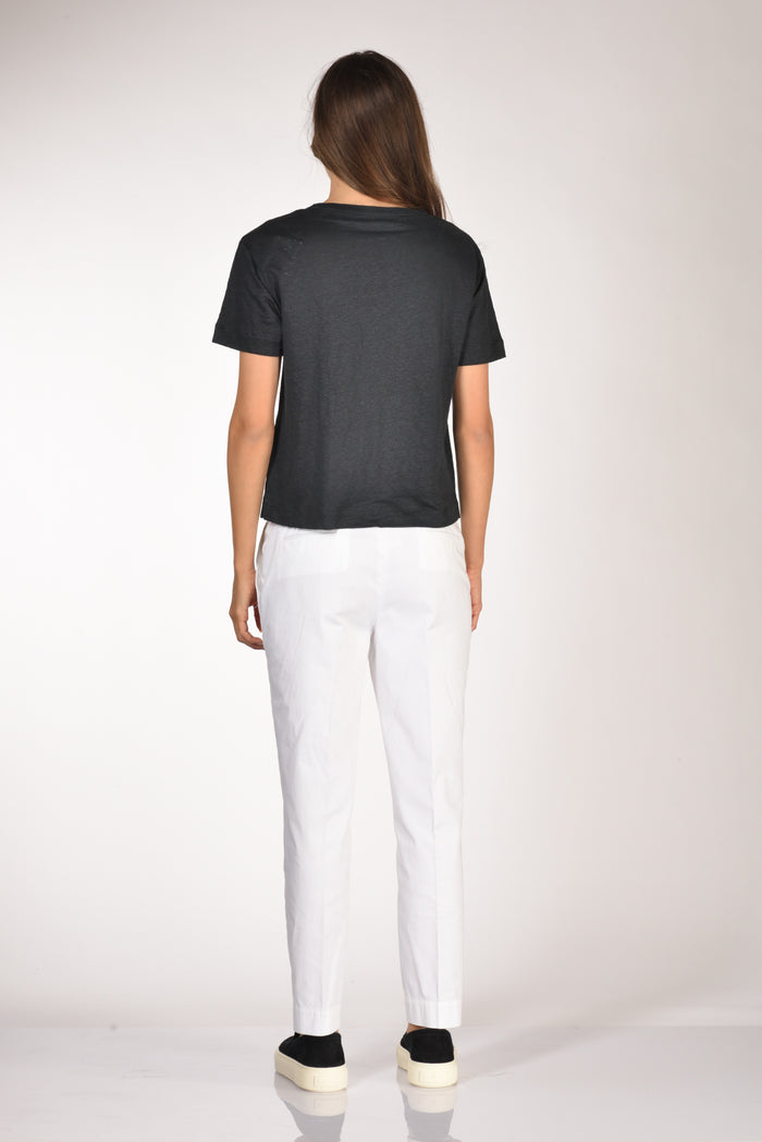 Majestic Filatures Paris Tshirt Blu Navy Donna - 5
