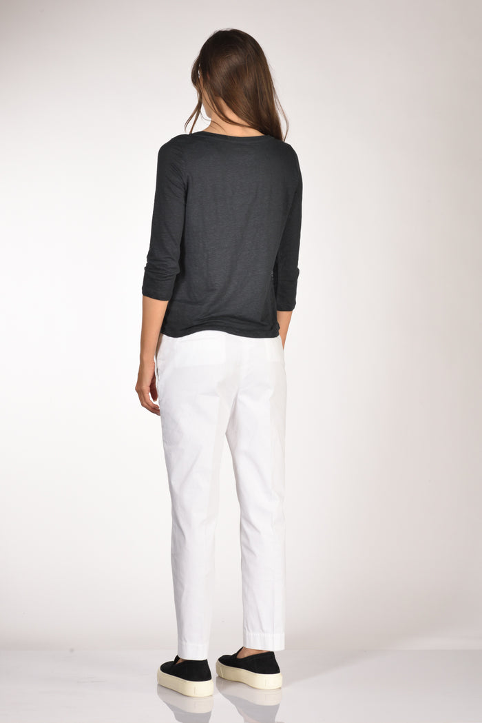 Majestic Filatures Paris Tshirt Blu Navy Donna - 5