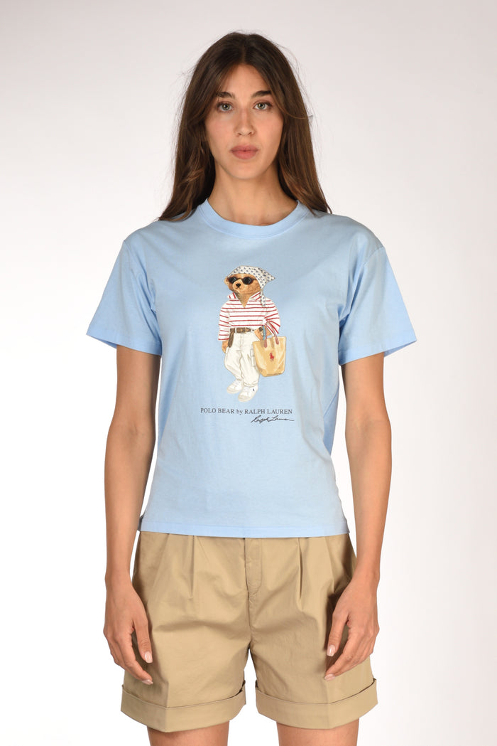 Polo Ralph Lauren Tshirt Orso Azzurro Donna - 2