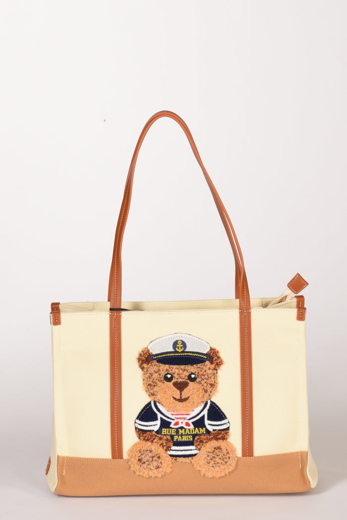 Rue Madam Paris Borsa Orso Beige/bianco Donna - 1