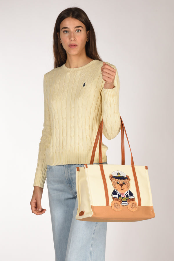 Rue Madam Paris Borsa Orso Beige/bianco Donna-2