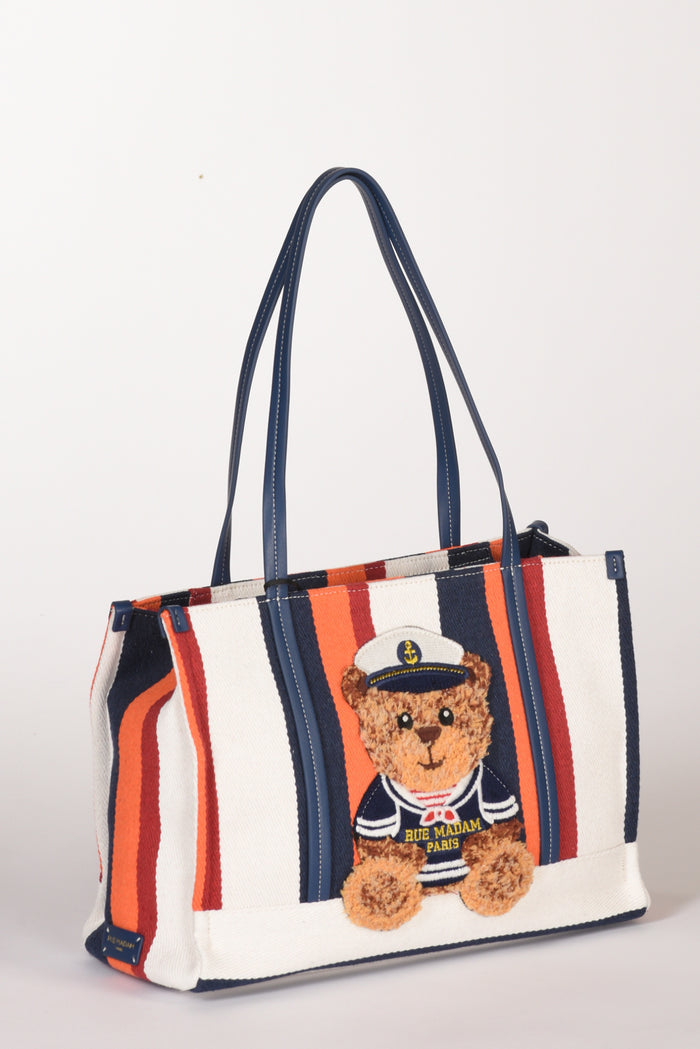 Rue Madam Paris Borsa Orso Arancio/multicolor Donna - 3