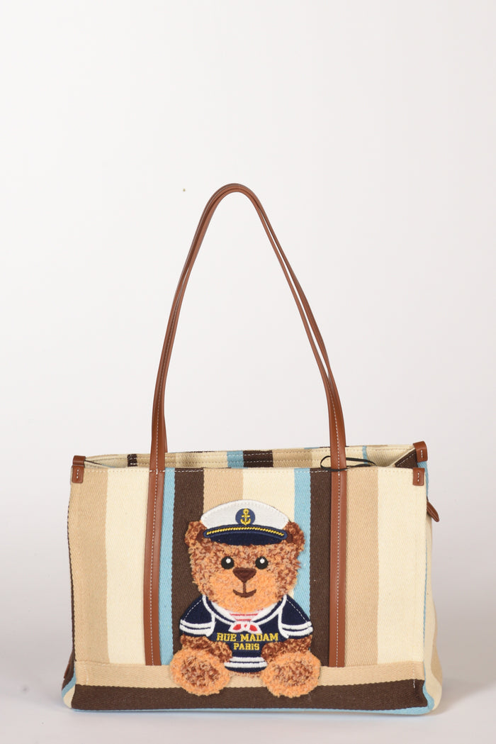 Rue Madam Paris Borsa Orso Marrone/multicolor Donna - 1