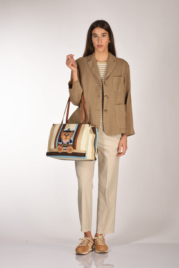 Rue Madam Paris Borsa Orso Marrone/multicolor Donna-2