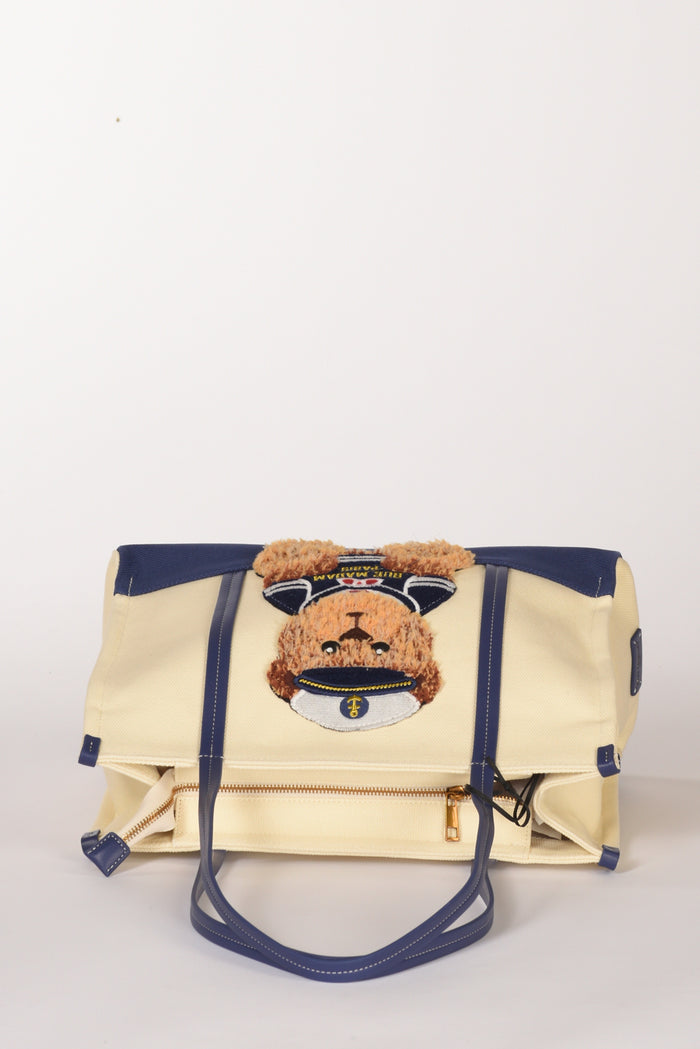 Rue Madam Paris Borsa Orso Blu/bianco Donna - 5