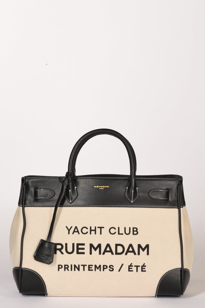 Rue Madam Paris Borsa Riviera Nero/beige Chiaro Donna - 1