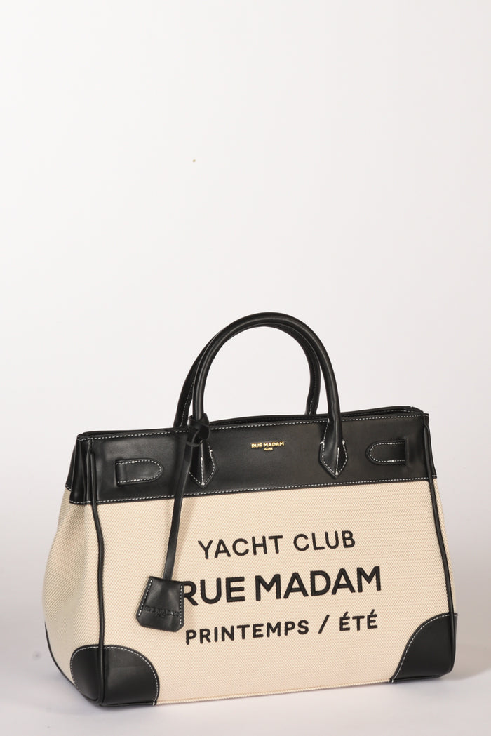 Rue Madam Paris Borsa Riviera Nero/beige Chiaro Donna - 3
