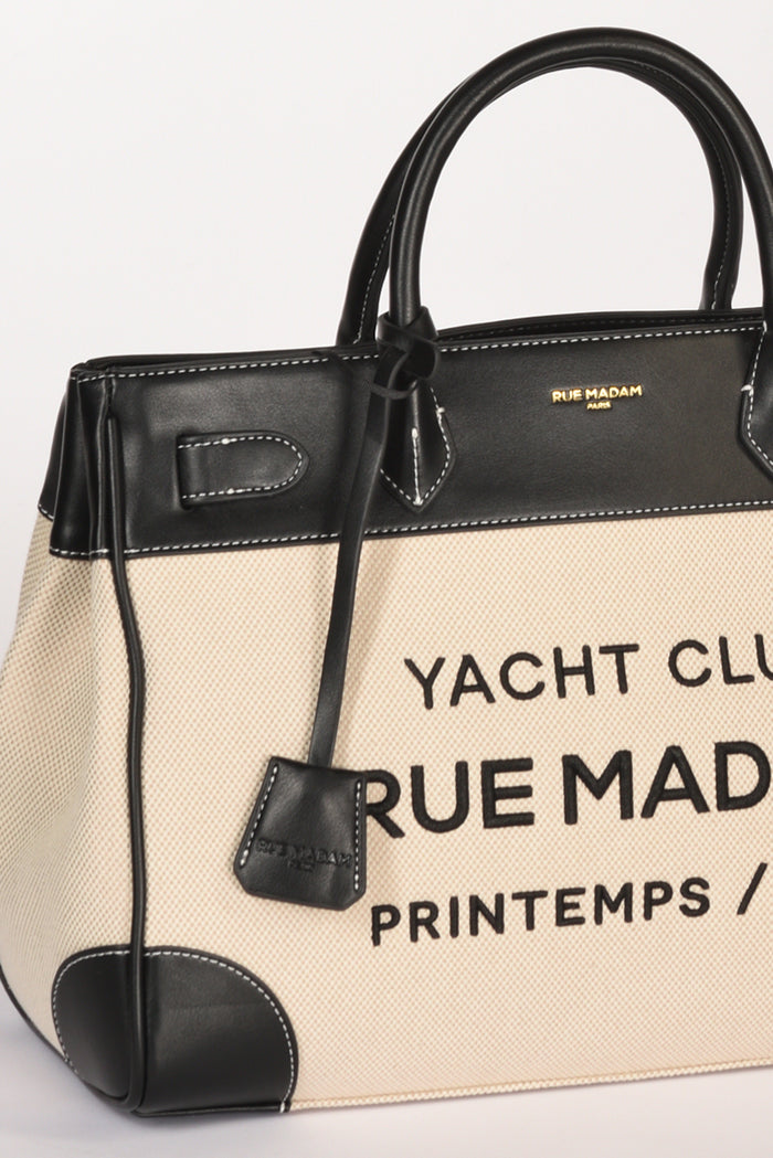 Rue Madam Paris Borsa Riviera Nero/beige Chiaro Donna - 4