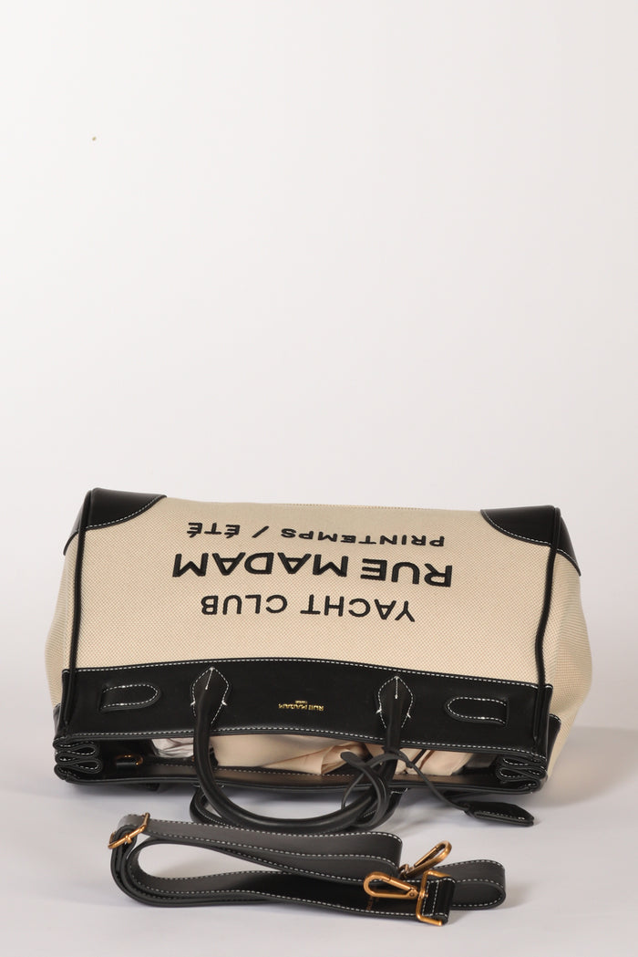 Rue Madam Paris Borsa Riviera Nero/beige Chiaro Donna - 6