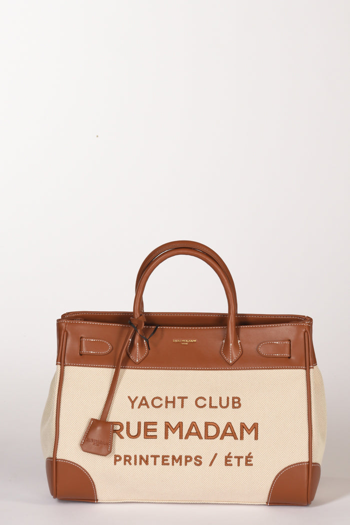 Rue Madam Paris Borsa Riviera Marrone/beige Donna - 1