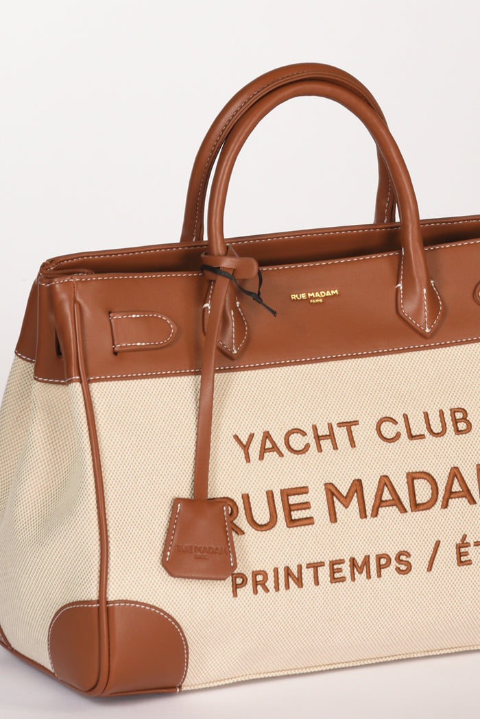 Rue Madam Paris Borsa Riviera Marrone/beige Donna - 4