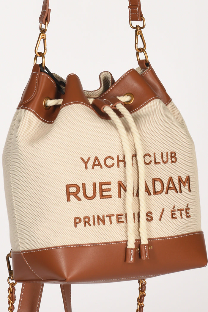 Rue Madam Paris Borsa Riviera Marrone/beige Donna - 4