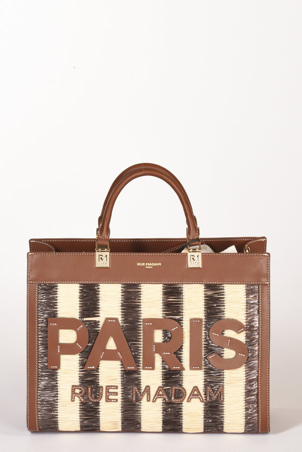 Rue Madam Paris Borsa Tangeri Marrone/beige Donna