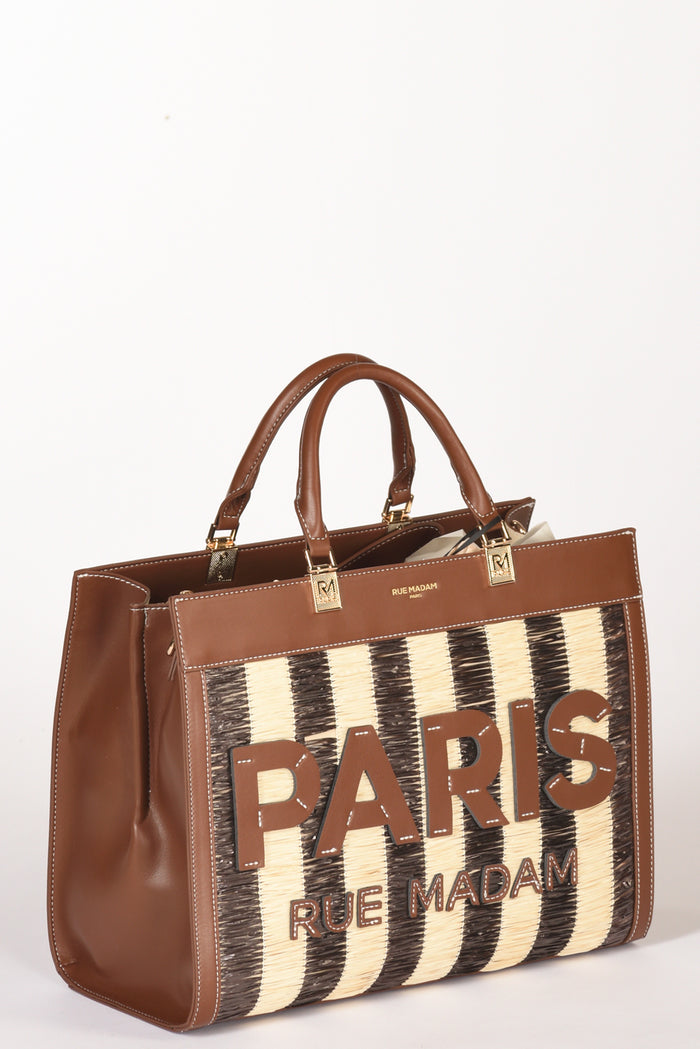 Rue Madam Paris Borsa Tangeri Marrone/beige Donna - 3