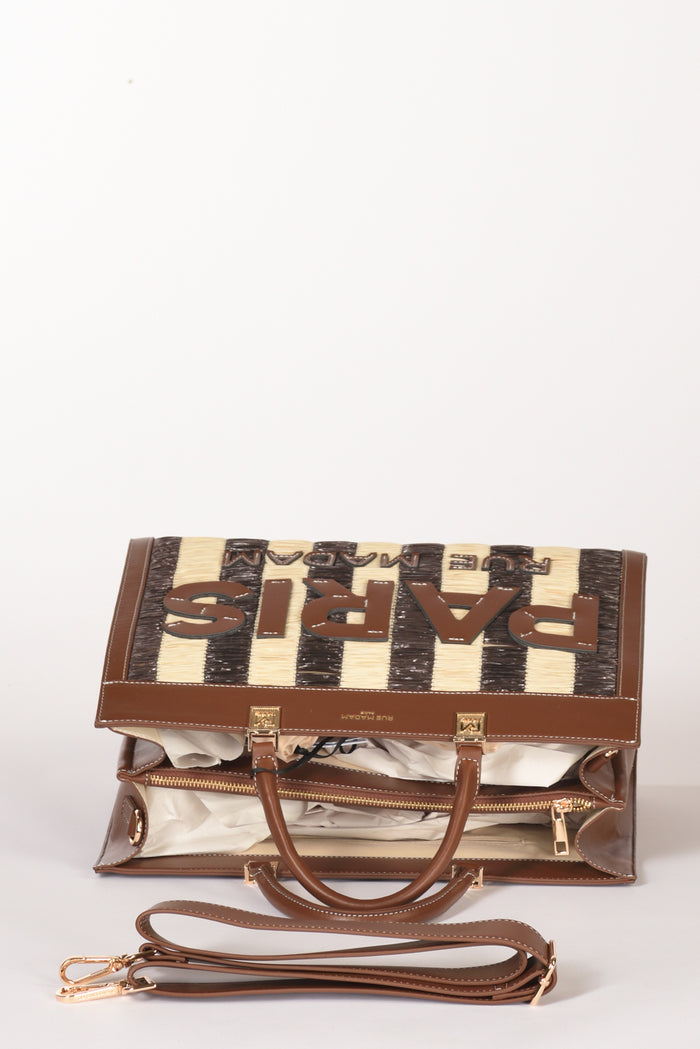Rue Madam Paris Borsa Tangeri Marrone/beige Donna - 6