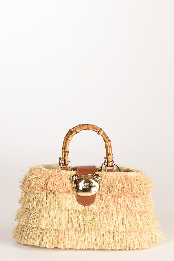 Rue Madam Paris Borsa Fringes Beige Donna