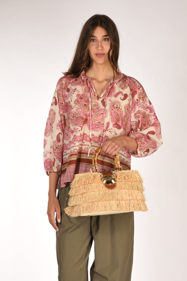 Rue Madam Paris Borsa Fringes Beige Donna-2