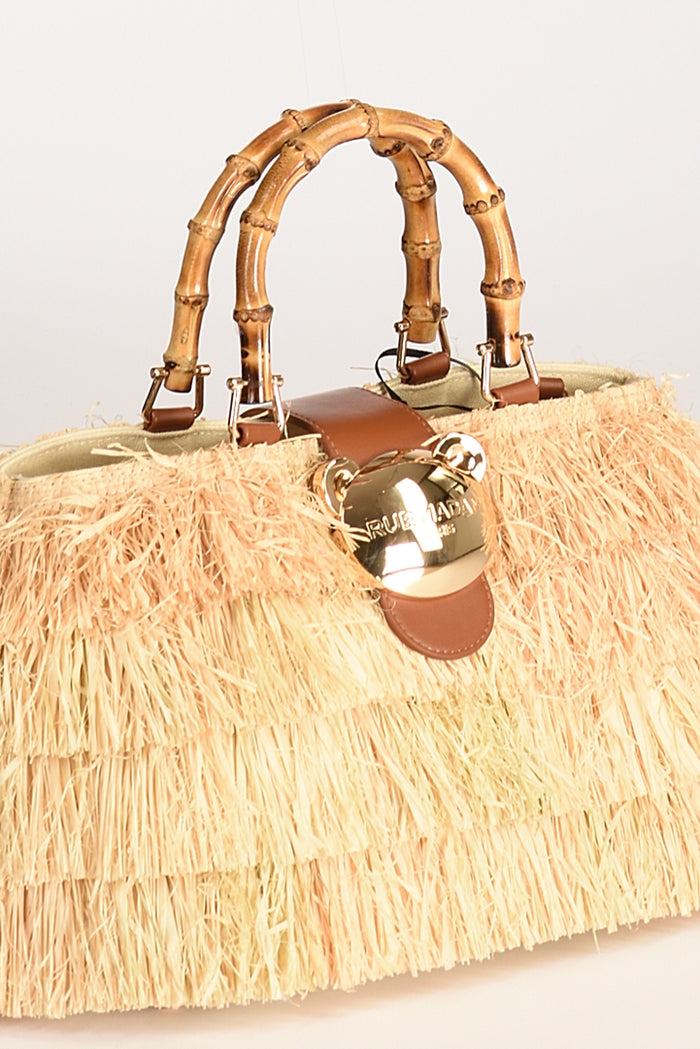 Rue Madam Paris Borsa Fringes Beige Donna - 3