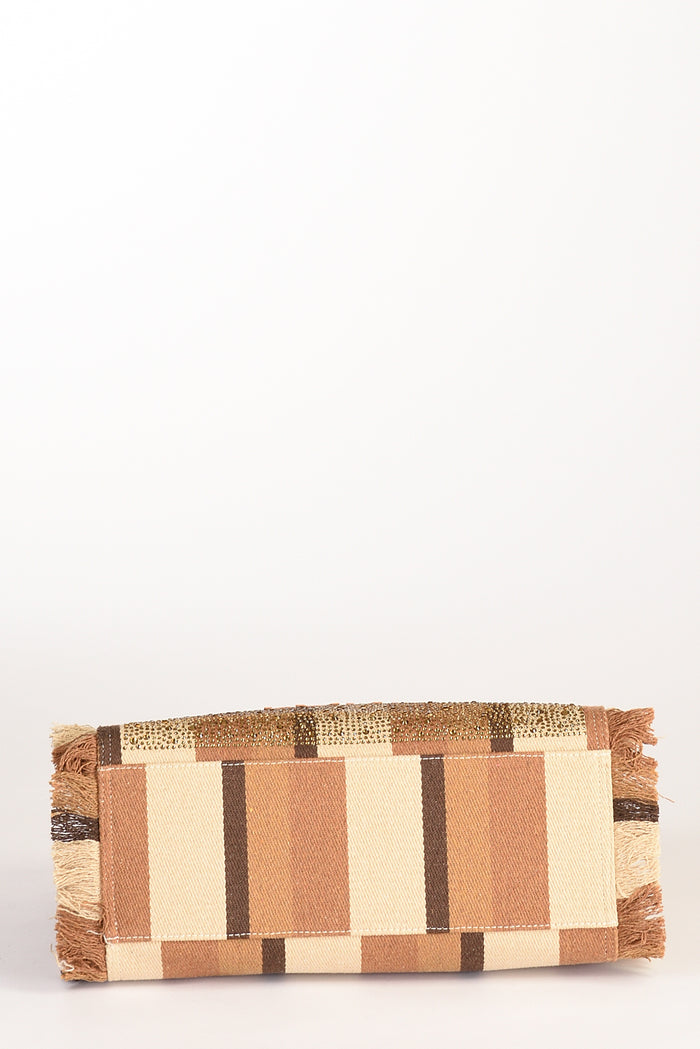 Rue Madam Paris Borsa Casablanca Marrone/beige Donna - 7