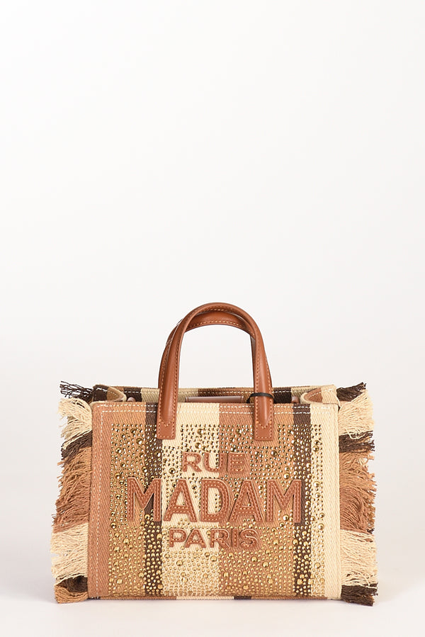 Rue Madam Paris Borsa Casablanca Marrone/beige Donna