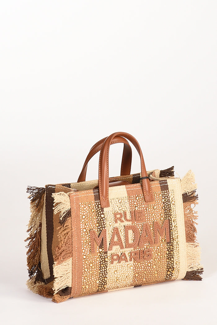 Rue Madam Paris Borsa Casablanca Marrone/beige Donna - 3