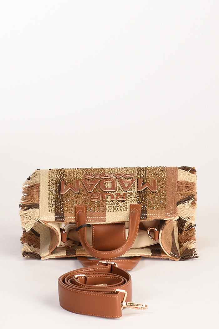 Rue Madam Paris Borsa Casablanca Marrone/beige Donna - 6
