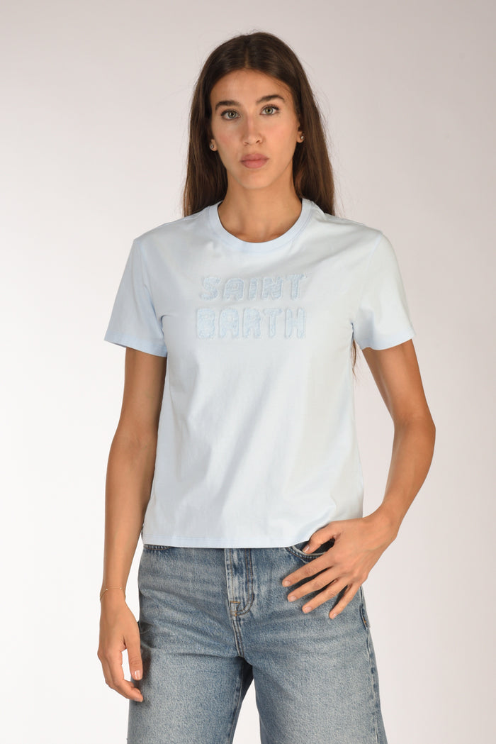 Mc2 Saint Barth Tshirt Emilie Azzurro Donna - 1