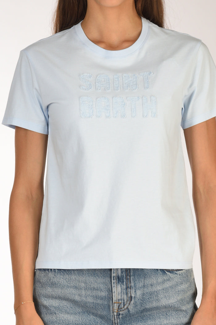 Mc2 Saint Barth Tshirt Emilie Azzurro Donna - 3