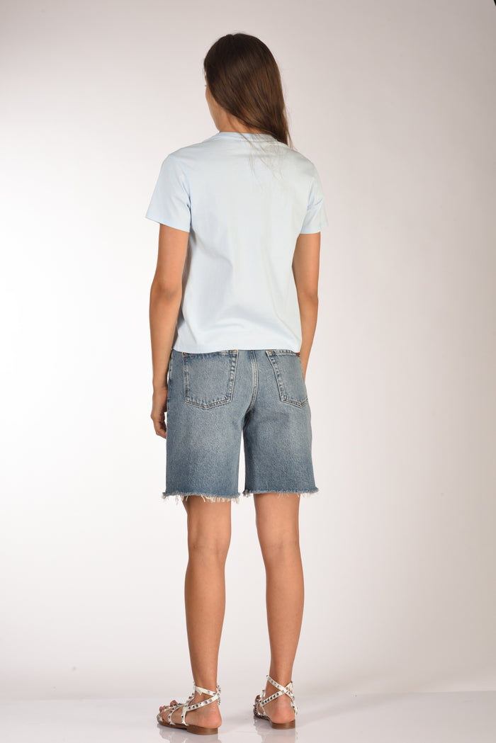 Mc2 Saint Barth Tshirt Emilie Azzurro Donna - 5