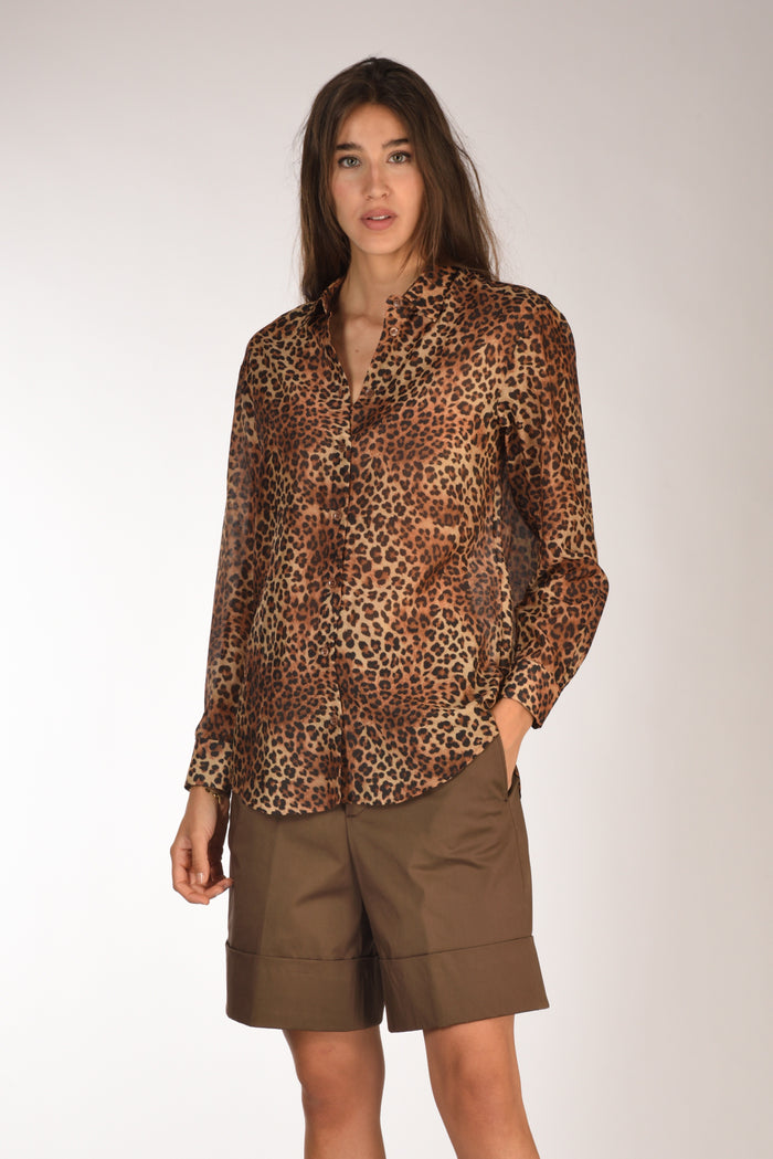 Mc2 Saint Barth Camicia Brigitte Beige Chiaro/beige Donna - 1