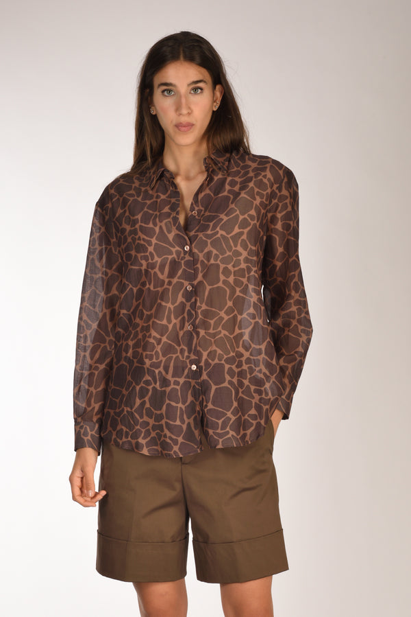 Mc2 Saint Barth Camicia Brigitte Marrone Donna