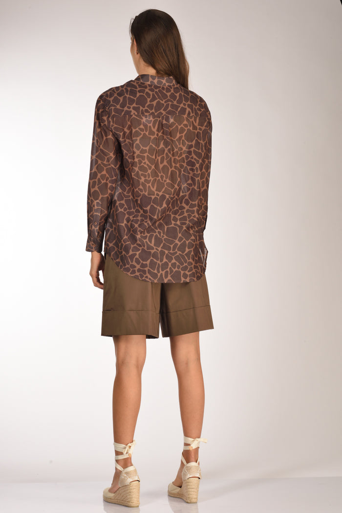 Mc2 Saint Barth Camicia Brigitte Marrone Donna - 5