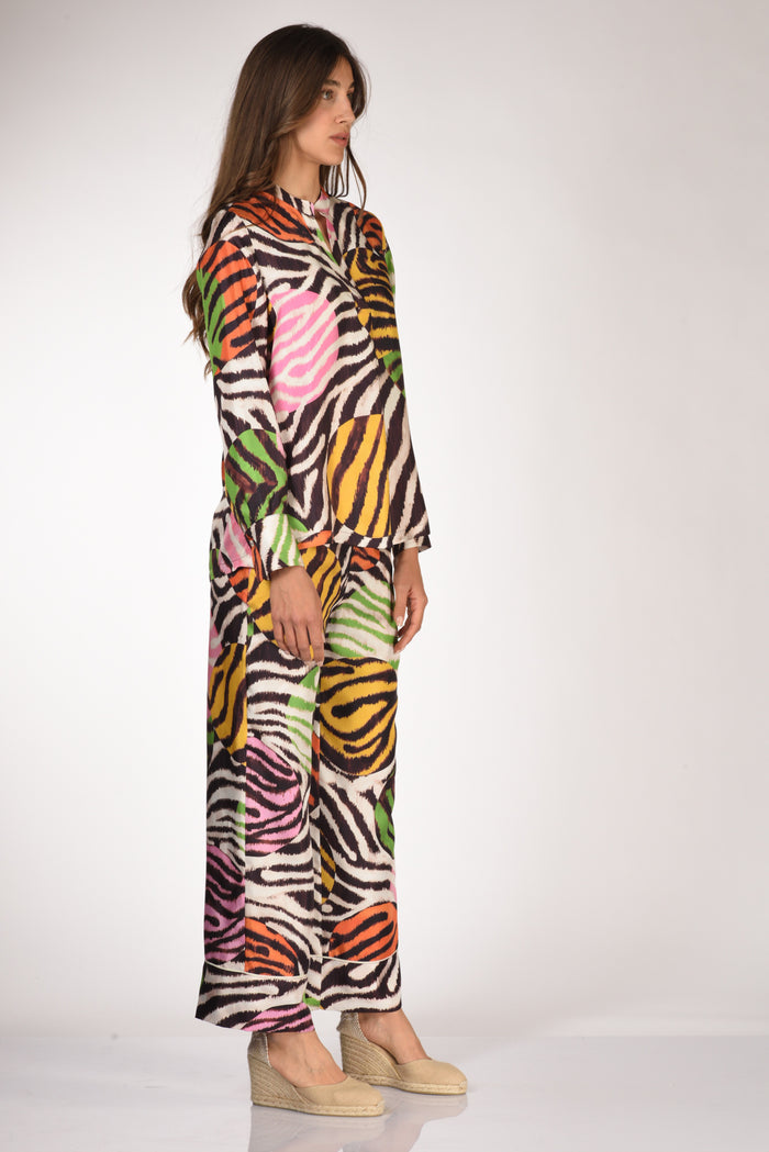 Malìparmi Camicia Stampata Multicolor Donna - 4