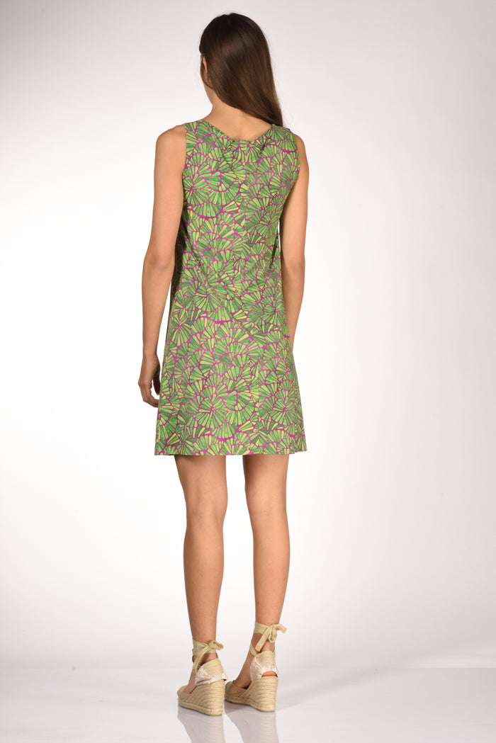 Malìparmi Abito Stampato Viola/verde Donna - 5