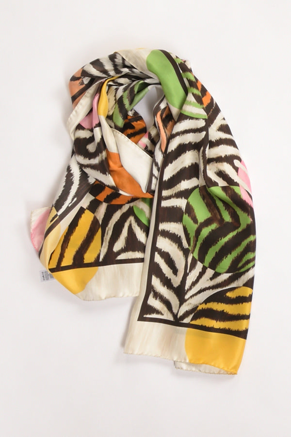 Malìparmi Stola Stampata Bianco/multicolor Donna-2