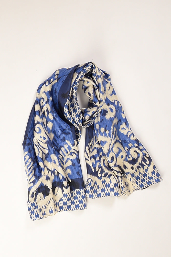 Malìparmi Stola Stampata Blu/bianco/multicolor Donna - 2