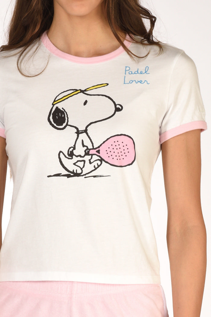Mc2 Saint Barth Tshirt Emilie Bianco/rosa Donna - 3
