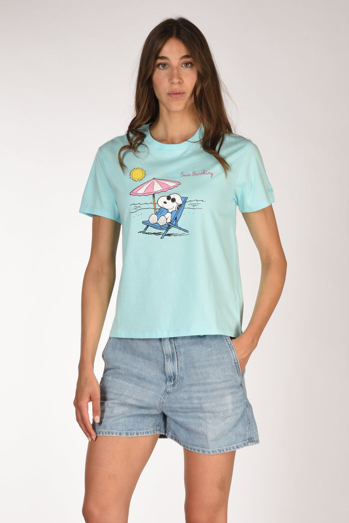 Mc2 Saint Barth Tshirt Emilie Azzurro/multicolor Donna - 1