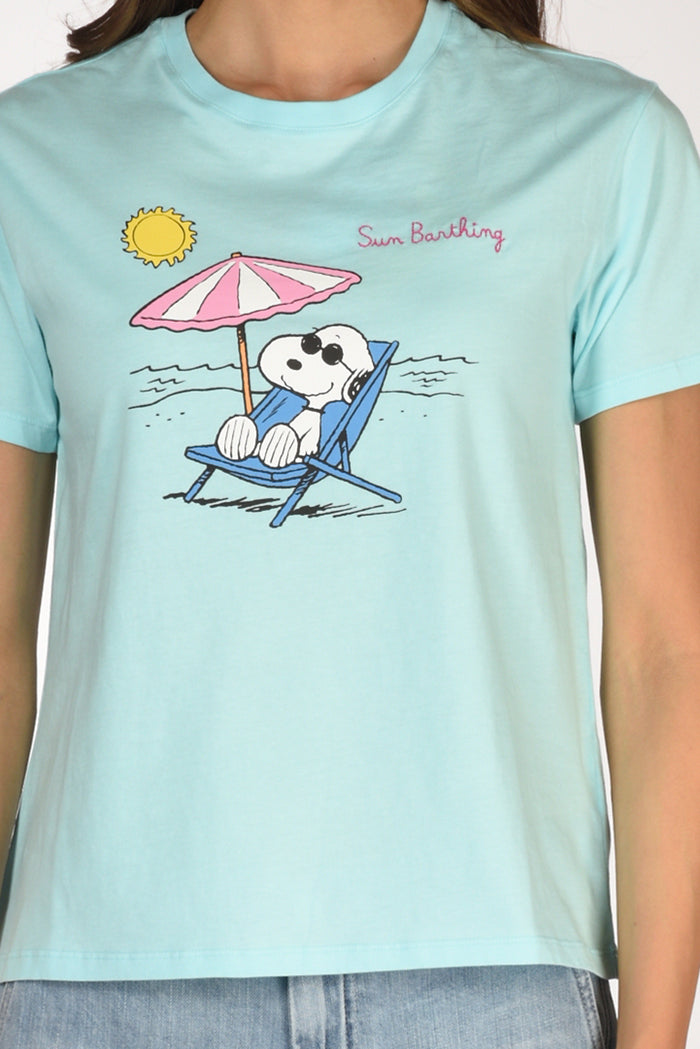 Mc2 Saint Barth Tshirt Emilie Azzurro/multicolor Donna - 3