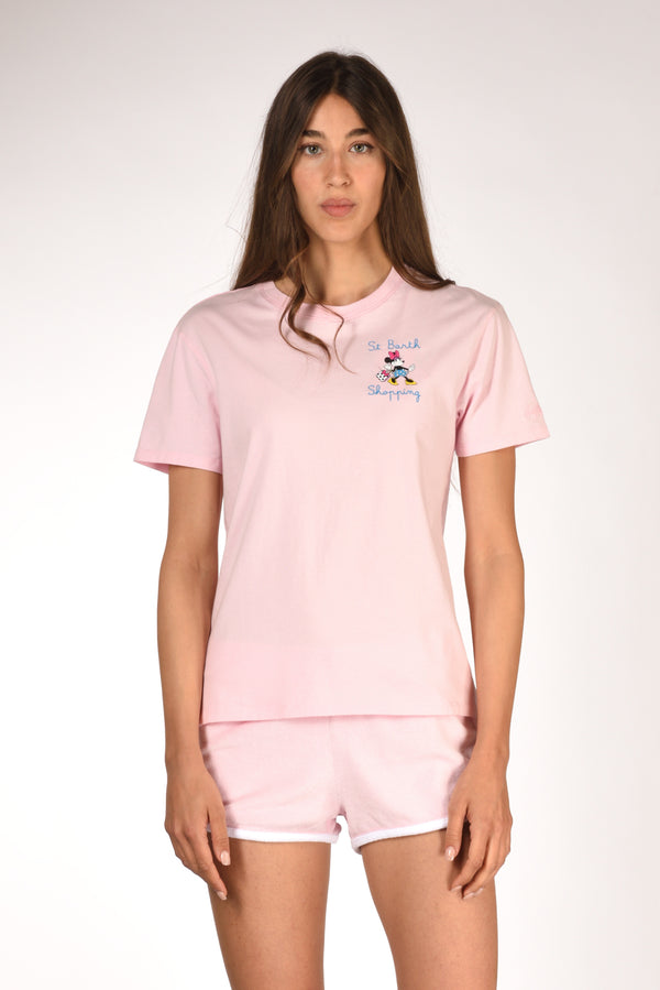 Mc2 Saint Barth Tshirt Emilie Rosa Donna-2