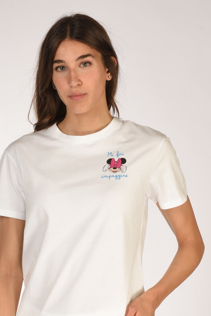 Mc2 Saint Barth Tshirt Emilie Bianco/multicolor Donna - 1