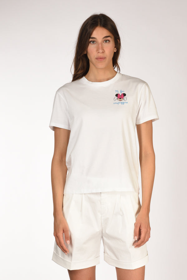 Mc2 Saint Barth Tshirt Emilie Bianco/multicolor Donna-2
