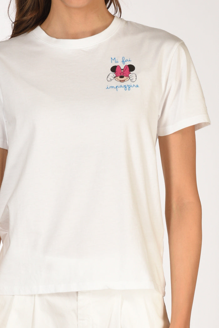 Mc2 Saint Barth Tshirt Emilie Bianco/multicolor Donna - 3