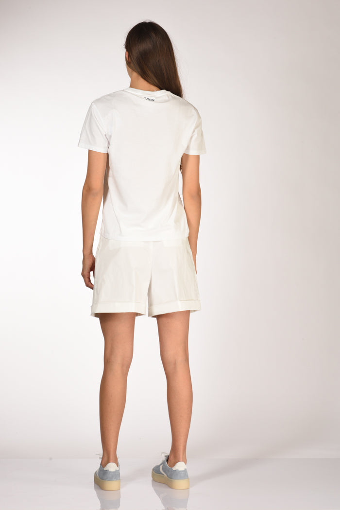 Mc2 Saint Barth Tshirt Emilie Bianco/multicolor Donna - 5
